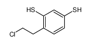 4-(2-chloroethyl)benzene-1,3-dithiol结构式