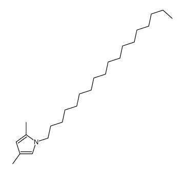 2,4-dimethyl-1-octadecylpyrrole Structure
