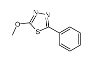 2-methoxy-5-phenyl-1,3,4-thiadiazole结构式