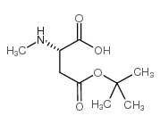 (S)-4-(叔丁氧基)-2-(甲基氨基)-4-氧代丁酸结构式