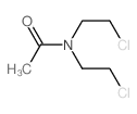 N,N-双(2-氯乙基)乙酰胺结构式