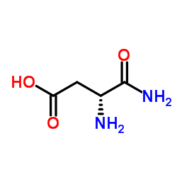 (R)-3,4-二氨基-4-氧代丁酸结构式