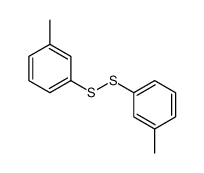 1-methyl-3-[(3-methylphenyl)disulfanyl]benzene结构式