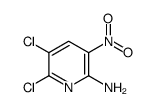 5,6-二氯-3-硝基-2-氨基吡啶结构式