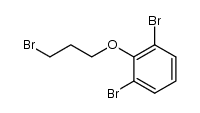Benzene, 1,3-dibromo-2-(3-bromopropoxy)- Structure