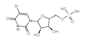 5-溴尿苷单磷酸二钠盐结构式