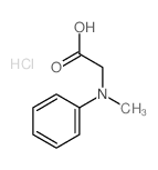 N-苯基-N-甲基甘氨酸盐酸盐结构式