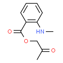 Benzoic acid, 2-(methylamino)-, 2-oxopropyl ester (9CI) Structure