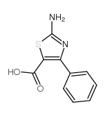 2-AMINO-4-PHENYLTHIAZOLE-5-CARBOXYLIC ACID结构式
