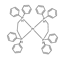 Pt(bis(diphenylphosphino)ethane)2结构式