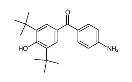 4-(4-aminobenzoyl)-2,6-di(t-butyl)phenol Structure