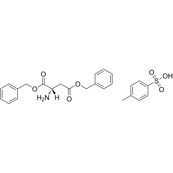 L-Aspartic acid dibenzyl ester 4-toluenesulfonate structure