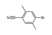 4-bromo-2,5-dimethylbenzonitrile结构式