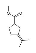 methyl 3-isopropylidenecyclopentanecarboxylate结构式