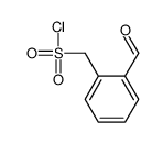 (2-formylphenyl)methanesulfonyl chloride Structure