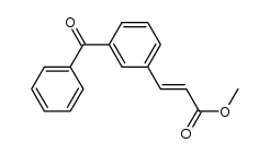 methyl 3-benzoylcinnamate结构式