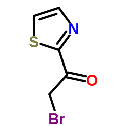 2-Bromo-1-thiazol-2-yl-ethanone Structure