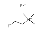 (2-fluoroethyl)trimethylammonium bromide Structure