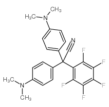 bis(4-n,n-dimethylaminophenyl)-(2,3,4,5,6-pentafluorophenyl) acetonitrile结构式