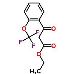 ETHYL 3-OXO-3-(2-(TRIFLUOROMETHOXY)PHENYL)PROPANOATE结构式