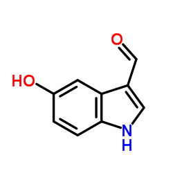 5-Hydroxy-1H-indole-3-carbaldehyde structure