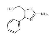 2-氨基-5-乙基-4-苯基噻唑结构式