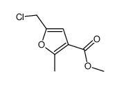 5-氯甲基-2-甲基呋喃-3-羧酸甲酯结构式
