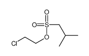 2-chloroethyl 2-methylpropane-1-sulfonate结构式