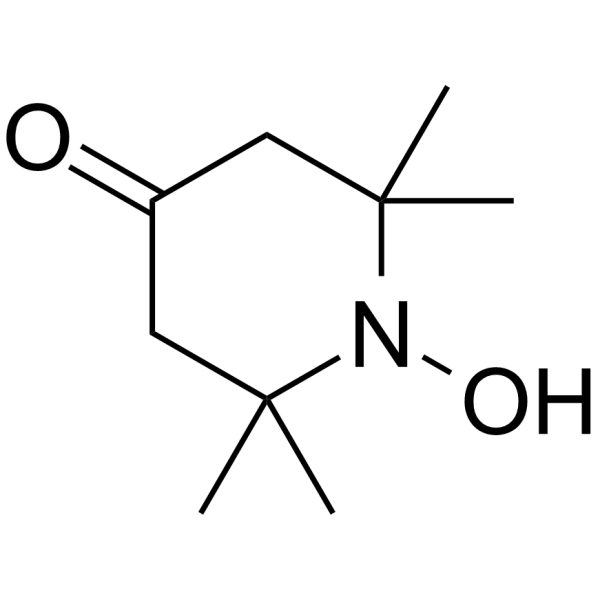 1-羟基-2,2,6,6-四甲基-4-氧-哌啶盐酸盐结构式
