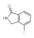4-氟-2,3-二氢异吲哚-1-酮结构式