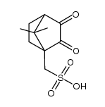 7,7-dimethyl-2,3-dioxo-bicyclo[2.2.1]heptane-4-methanesulfonic acid结构式