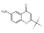 6-氨基-2-三氟甲基-4H-色满-4-酮结构式