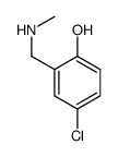 4-Chloro-2-[(methylamino)methyl]phenol Structure
