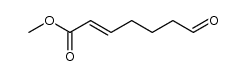 methyl 7-oxo-hept-2-enoate结构式