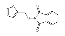 N-(2-呋喃甲氧基)邻苯二甲酰亚胺结构式