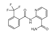 2-[[2-(trifluoromethyl)benzoyl]amino]pyridine-3-carboxamide Structure