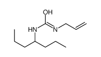 1-heptan-4-yl-3-prop-2-enylurea Structure