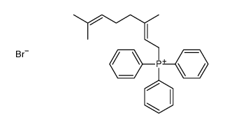 3,7-dimethylocta-2,6-dienyl(triphenyl)phosphanium,bromide Structure