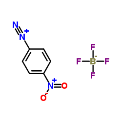 4-Nitrophenyldiazonium tetrafluoroborate structure