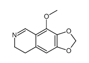 4-methoxy-7,8-dihydro-[1,3]dioxolo[4,5-g]isoquinoline Structure