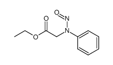 N-ethoxycarbonylmethyl-N-nitrosoaniline Structure