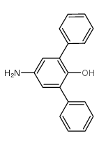 4-氨基-2,6-二苯基苯酚结构式