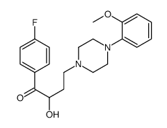 1-(4-fluorophenyl)-2-hydroxy-4-[4-(2-methoxyphenyl)piperazin-1-yl]butan-1-one结构式