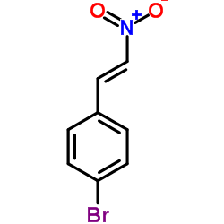 trans-4-Bromo-β-nitrostyrene structure
