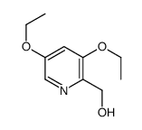 (3,5-二乙氧基吡啶-2-基)甲醇结构式