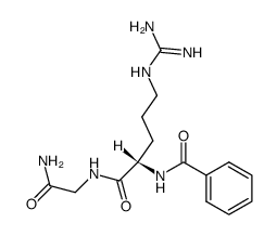 Bz-Arg-Gly-NH2结构式