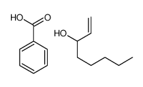 benzoic acid,oct-1-en-3-ol Structure