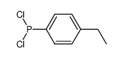 dichloro(p-ethyl-phenyl)phosphine Structure