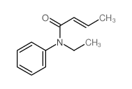 2-Butenamide,N-ethyl-N-phenyl-结构式