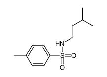 4-methyl-N-(3-methylbutyl)benzenesulfonamide Structure